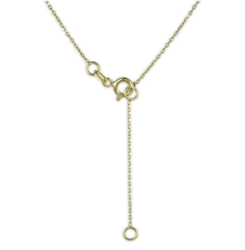 Collier mit Zirkonia 3mm Echt Gold 333/000 - Bild 2