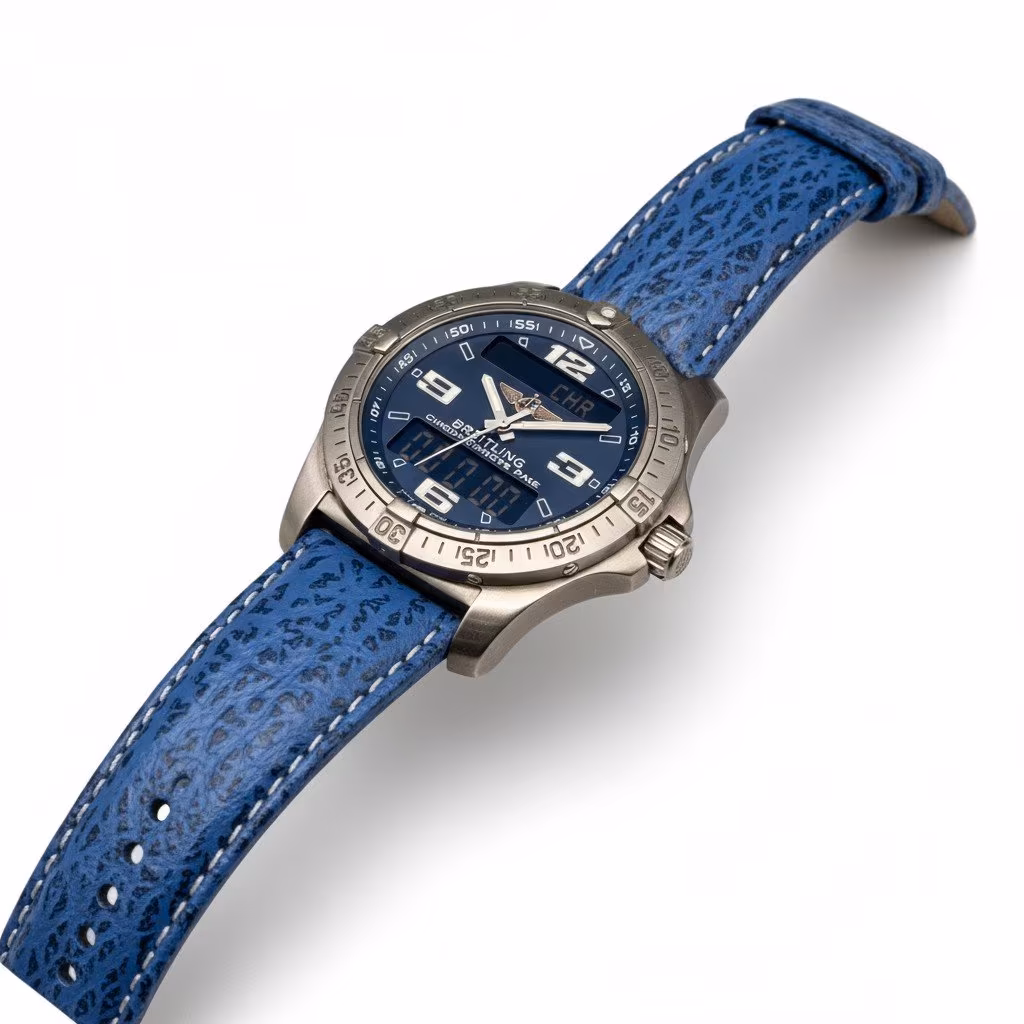 Breitling Aerospace Avantage E79362 42mm Titan Full Set Leder - Bild 2