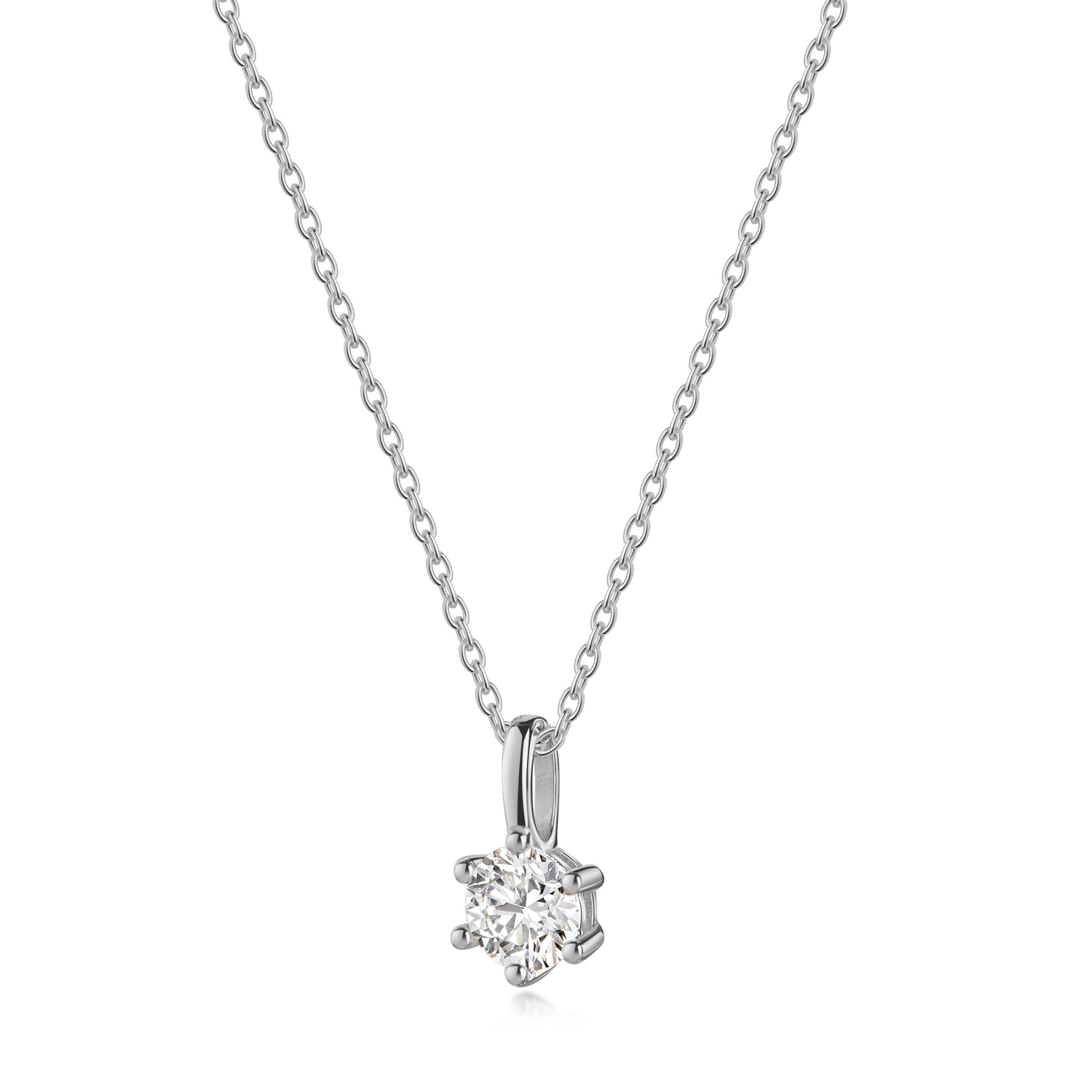 Lovebird Anhänger mit Lab Grown Brillant 0,50 ct. Weißgold 585/000 - Bild 2