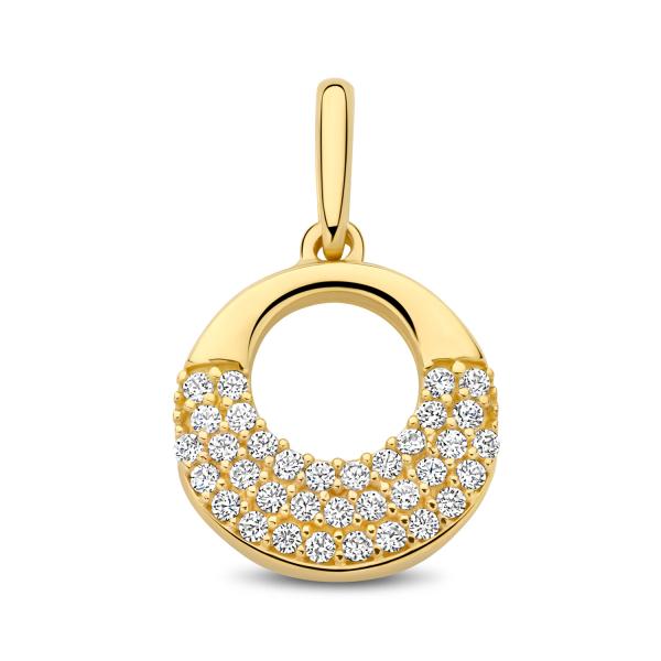 Anhänger 35 Zirkonia Gold 585/000 - Bild 2