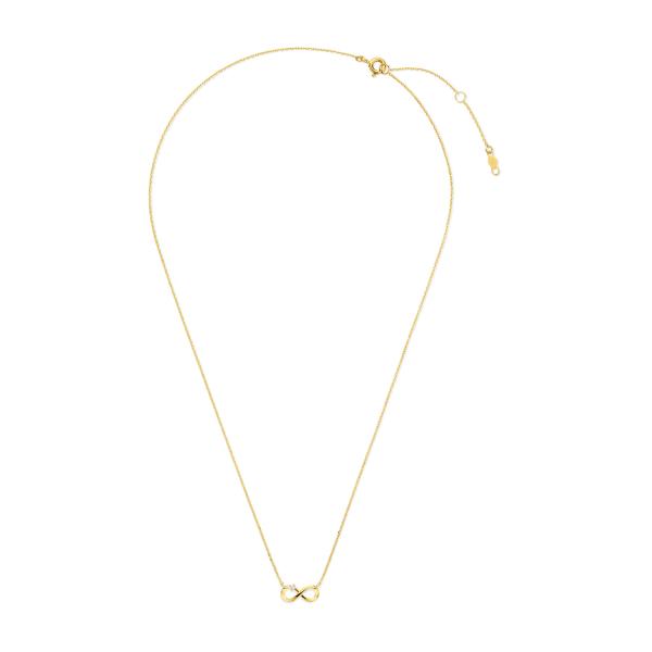 Collier mit Anhänger Endless/Zirkonia Gold 585/000 - Bild 2