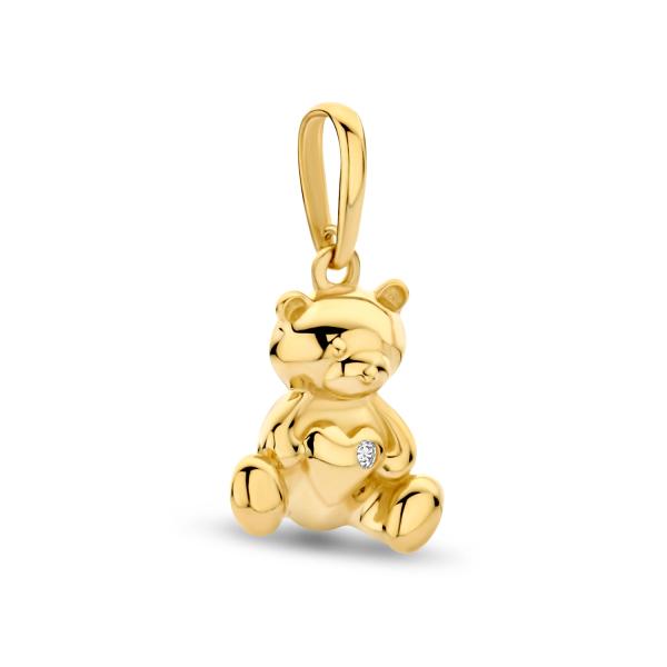 Anhänger Teddybär Zirkonia Gold 585/000 - Bild 2