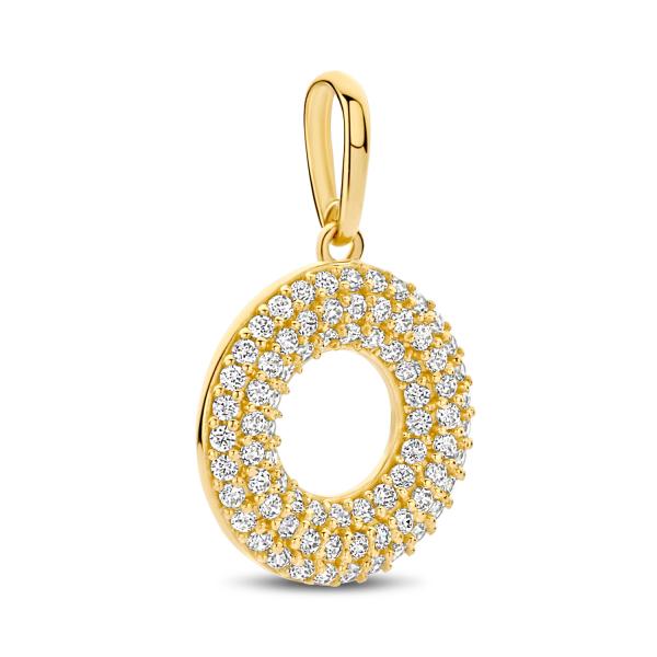 Anhänger Donut 76 Zirkonia Gold 585/000 - Bild 2