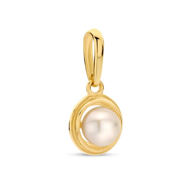 Anhänger Süßwasserzuchtperle Gold 585/000 - Bild 2