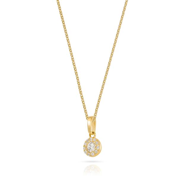 Anhänger 12 Zirkonia Gold 333/000 - Bild 2