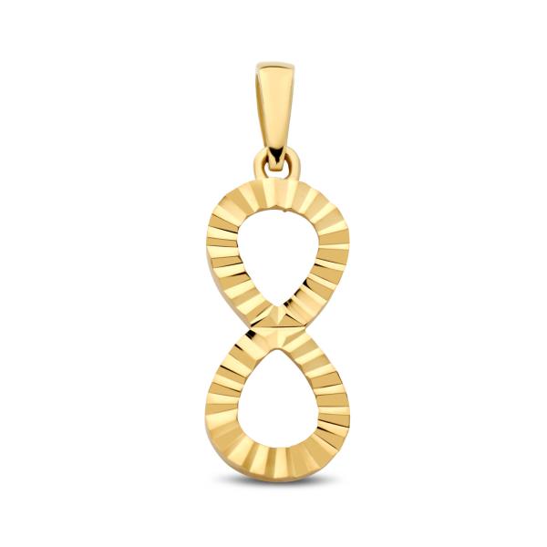 Anhänger Infinity diamantiert Gold 585/000 - Bild 2