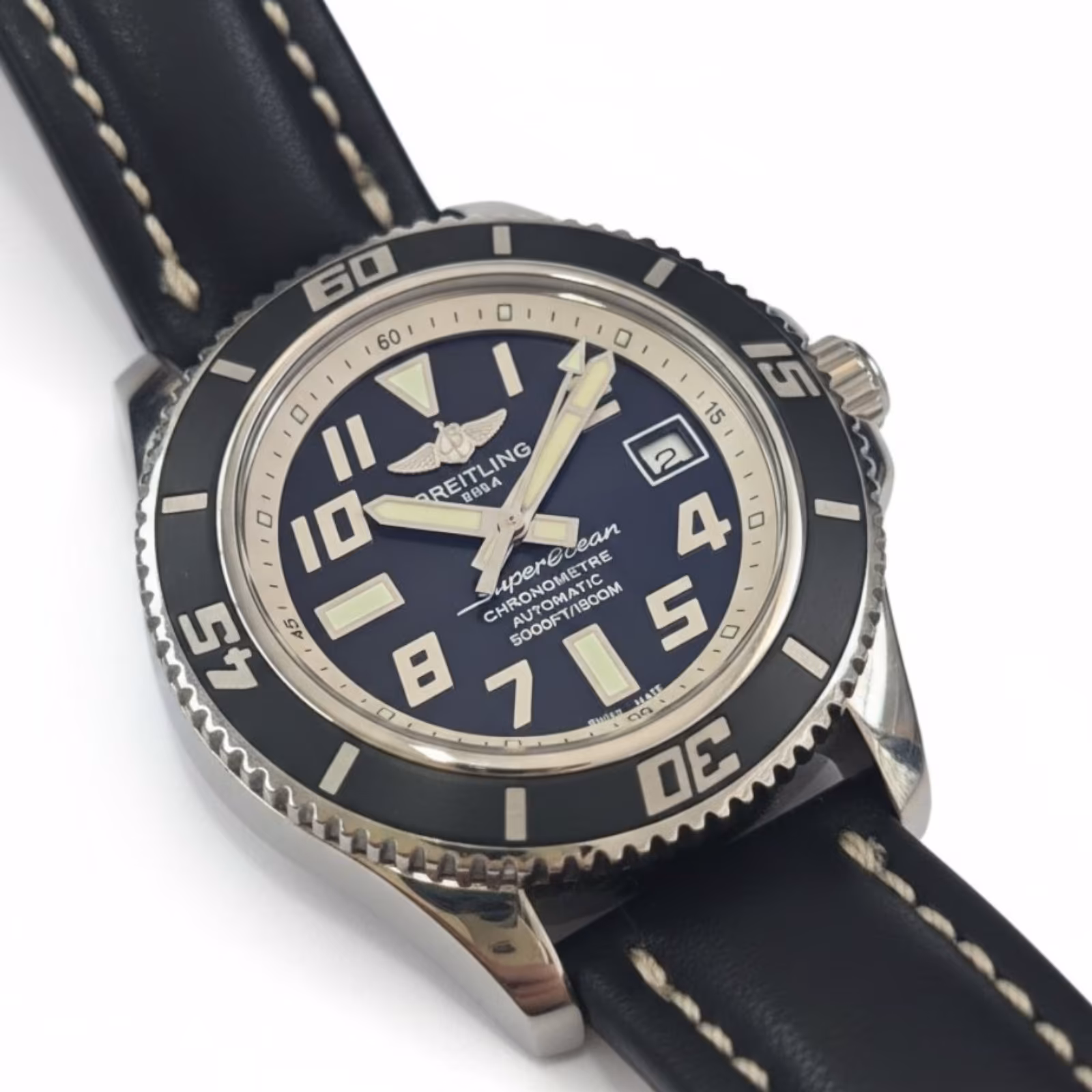 Breitling Superocean 42mm Automatik A17364 Schwarz – Top Zustand - Bild 6