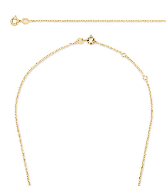 Ankerkette 0.8 mm breit 45 cm lang Gold 585/000 - Bild 2
