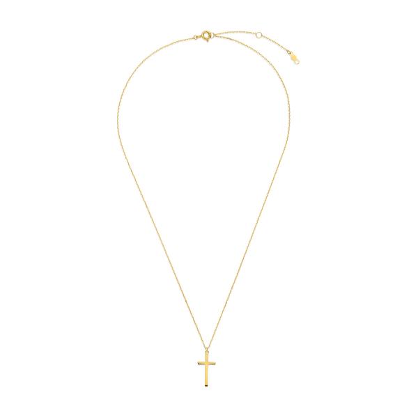 Collier mit Anhänger Kreuz Gold 585/000 - Bild 2