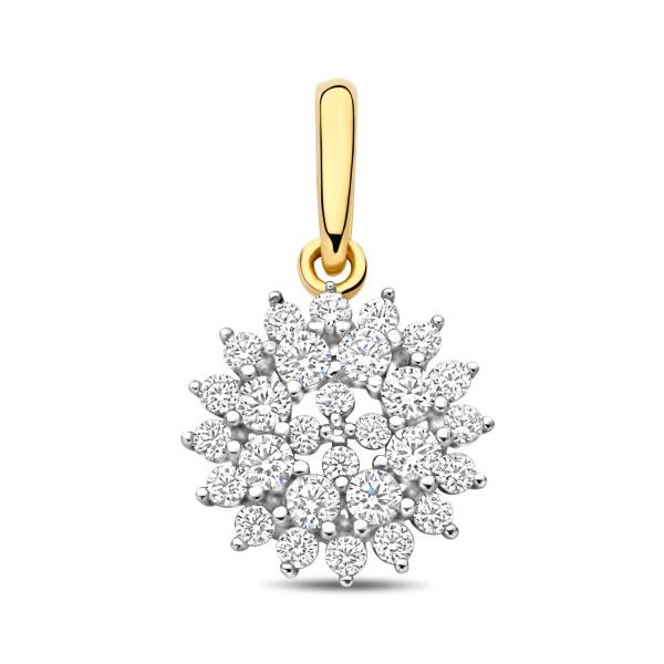 Anhänger 28 Zirkonia Gold 585/000 - Bild 2