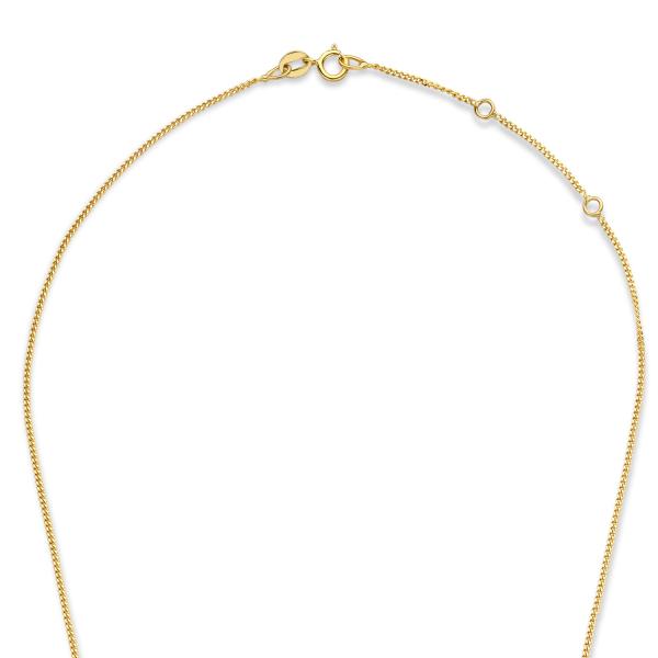 Panzerkette 1.0 mm breit 45 cm lang Gold 585/000 - Bild 2
