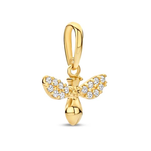 Anhänger Biene 14 Zirkonia Gold 585/000 - Bild 2