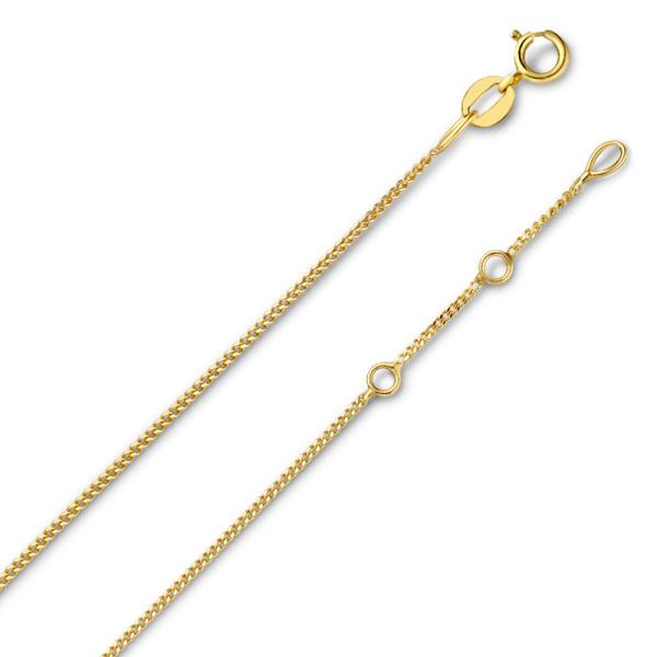 Panzerkette 1.0 mm breit 50 cm lang Gold 585/000 - Bild 3