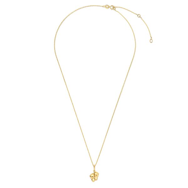 Collier mit Anhänger Babyfüße Gold 585/000 - Bild 2