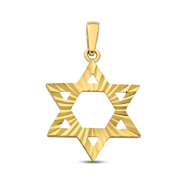 Anhänger Hexagramm diamantiert Gold 585/000 - Bild 2