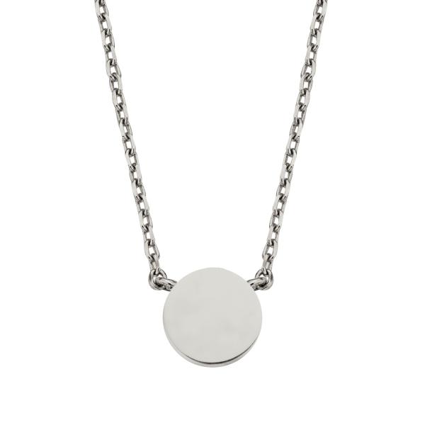 Collier mit Anhänger Dot 5mm Weißgold 585/000 - Bild 2