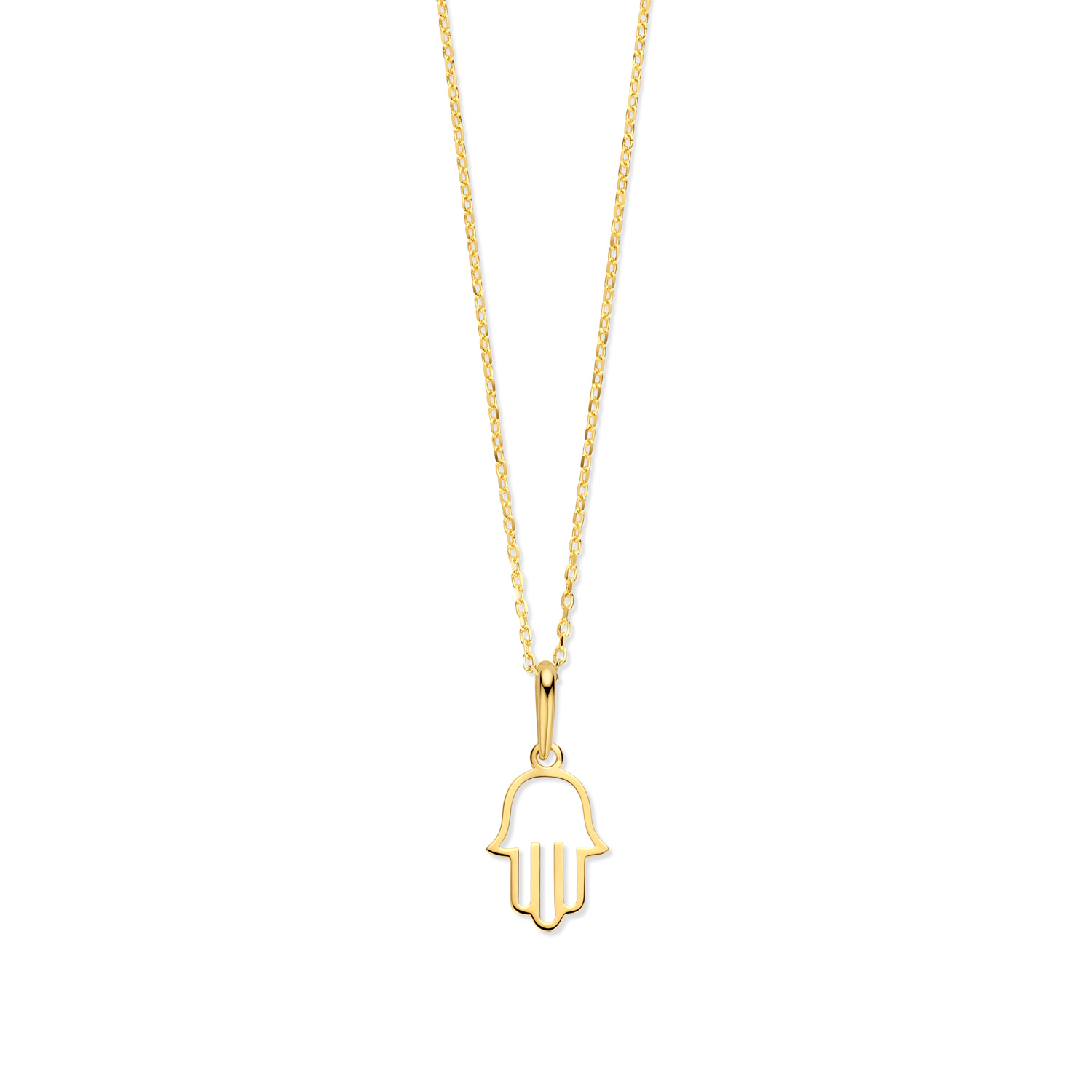 Collier mit Anhänger Hand Gold 585/000 - Bild 2