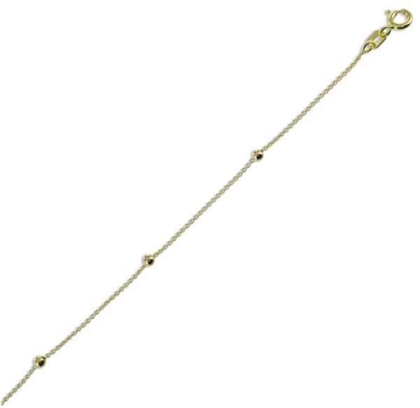 Armband mit Kugeln Gold 375/000 - Bild 2