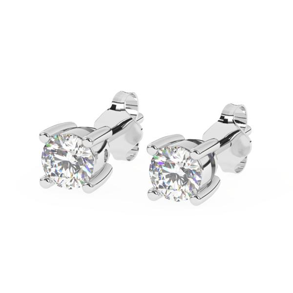 Diamo Diamonds Ohrstecker mit Brillant 0,20 ct. Weißgold 585/000 - Bild 2