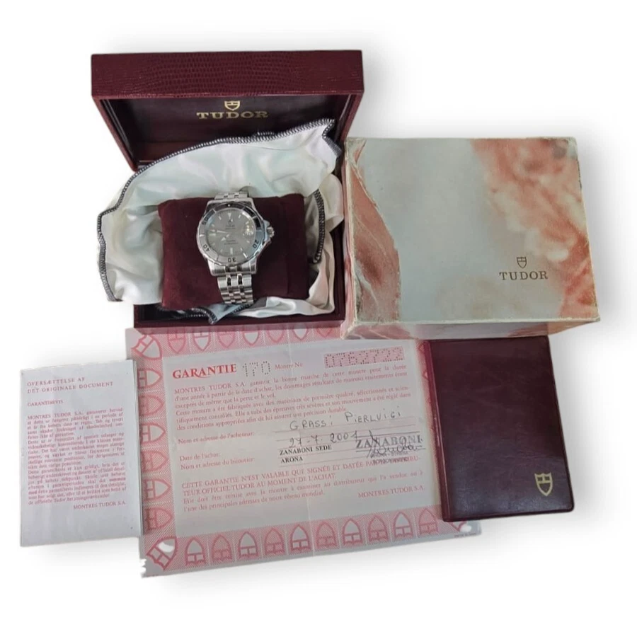 Tudor Hydronaut Herrenarmbanduhr – Edelstahl – Ref. 89190 – Full Set – Revision - Bild 8